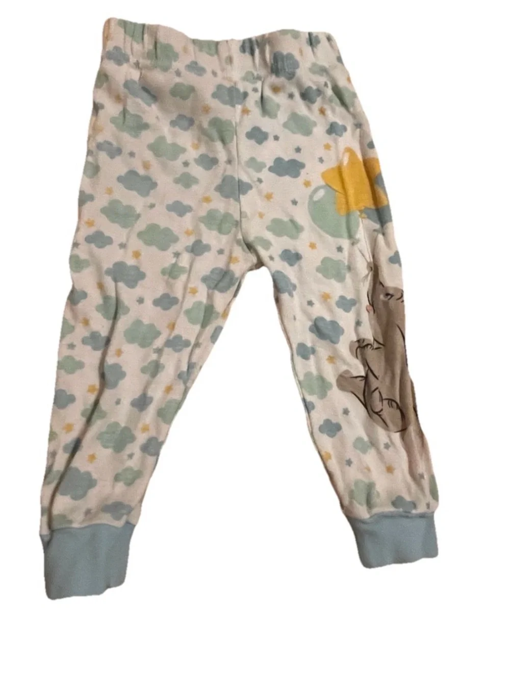 Disney Dumbo Toddler 24M 2-Piece Pajama Set Clouds Stars